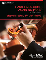 Hard Times Come Again No More Orchestra sheet music cover Thumbnail